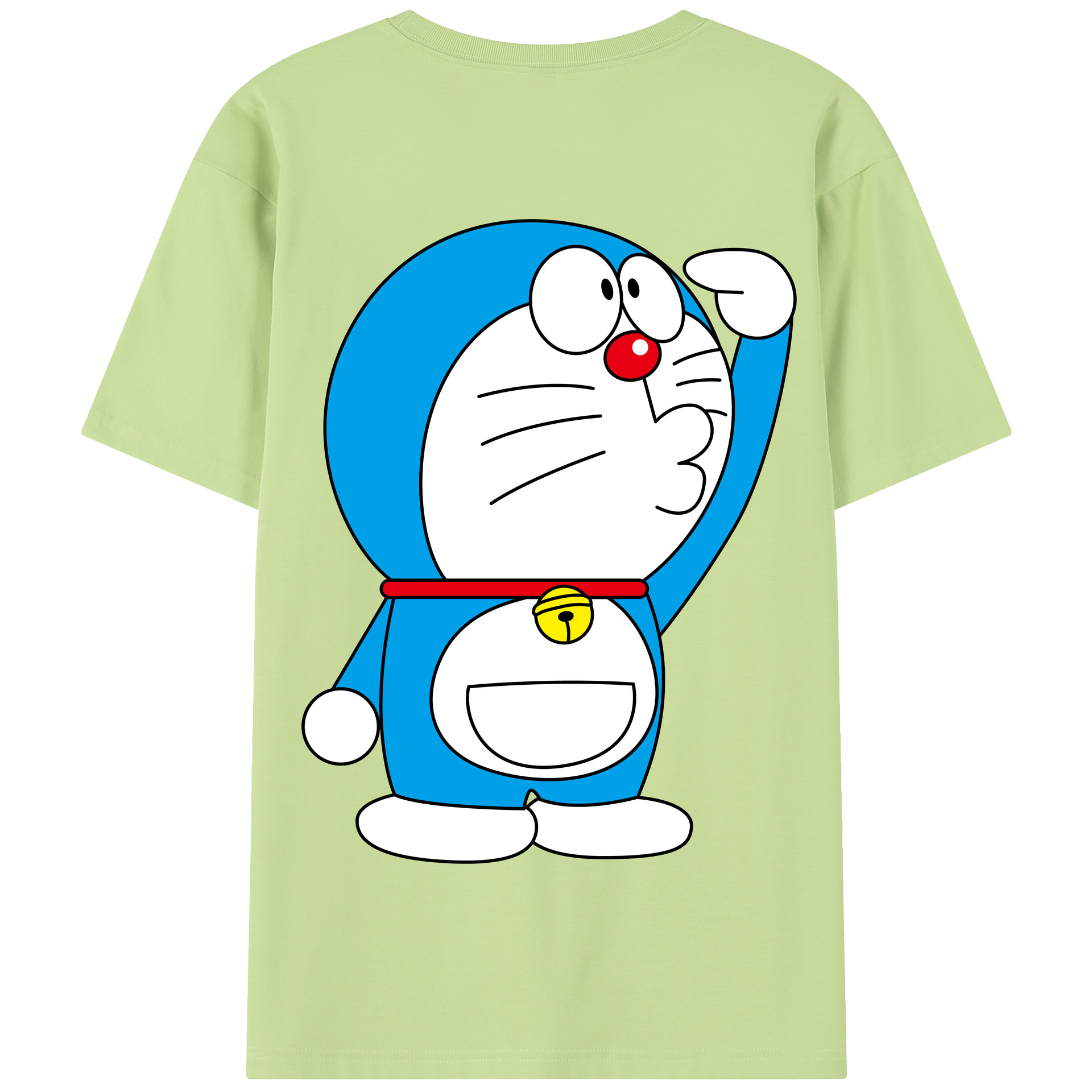 （画像用） ドラえもん Doraemon 綿100％半袖Tシャツ（背面プリント）